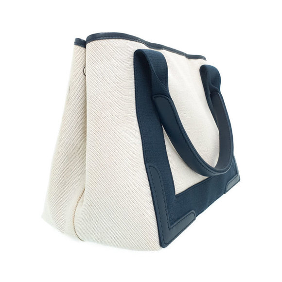 Balenciaga Navy Blue Small Cabas Tote Bag - Picture 2 of 9